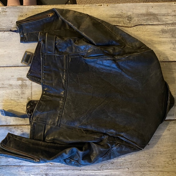 Vintage leather Buco late 1950’s to 1960s. Steer Hide D-pocket J-82 Detroit. - Picture 7 of 11